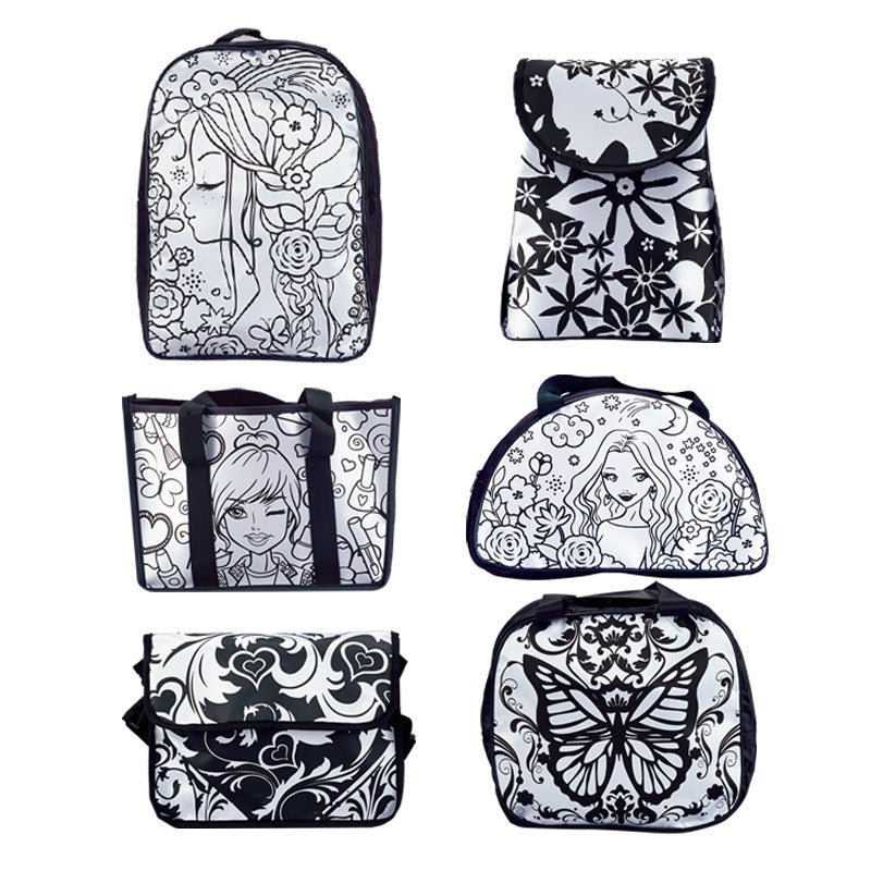 DIY Fun Children's Doodle Backpack for Wholesale Gifts