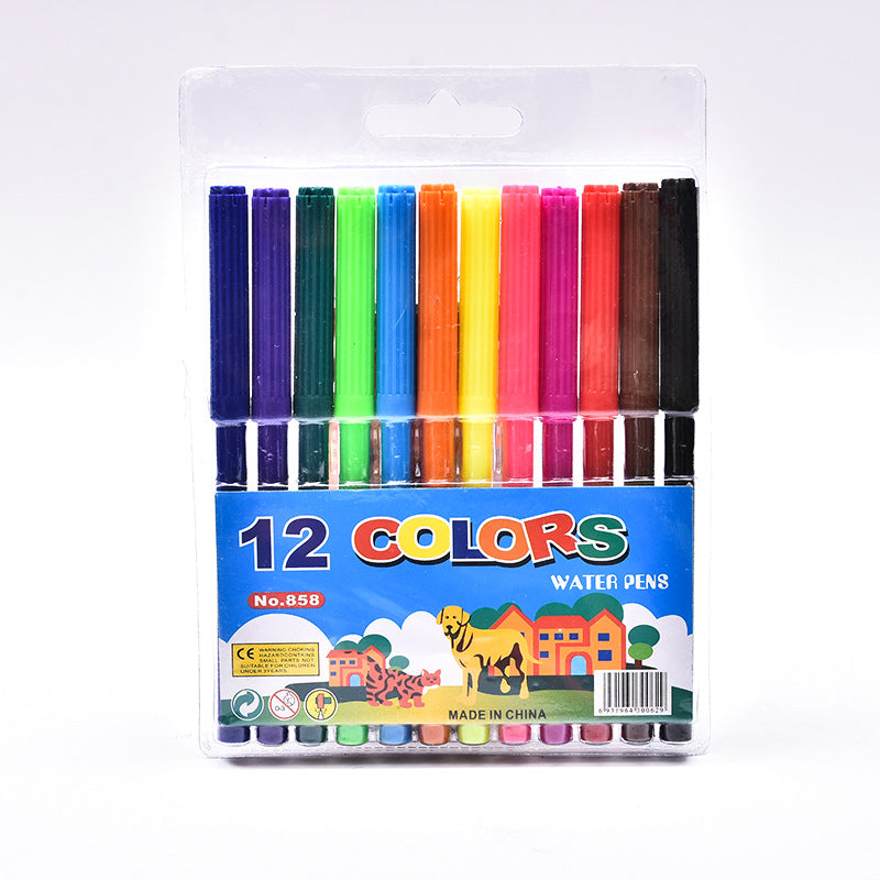 Children's Art Supplies Watercolor Pen Set - 12 Colors