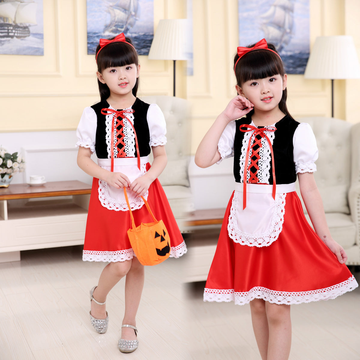 Halloween Red Riding Hood Costume for Kids