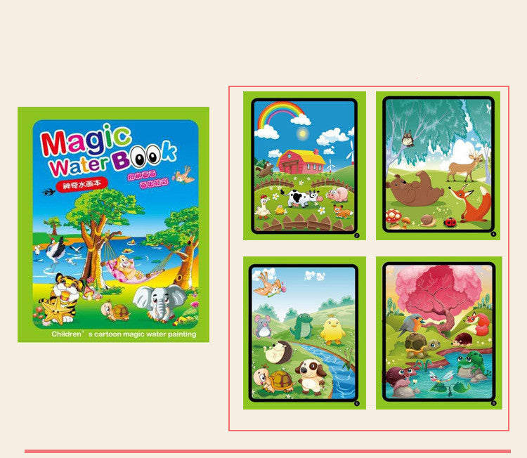 Creative Magic Water Drawing Book for Kids (Reusable)