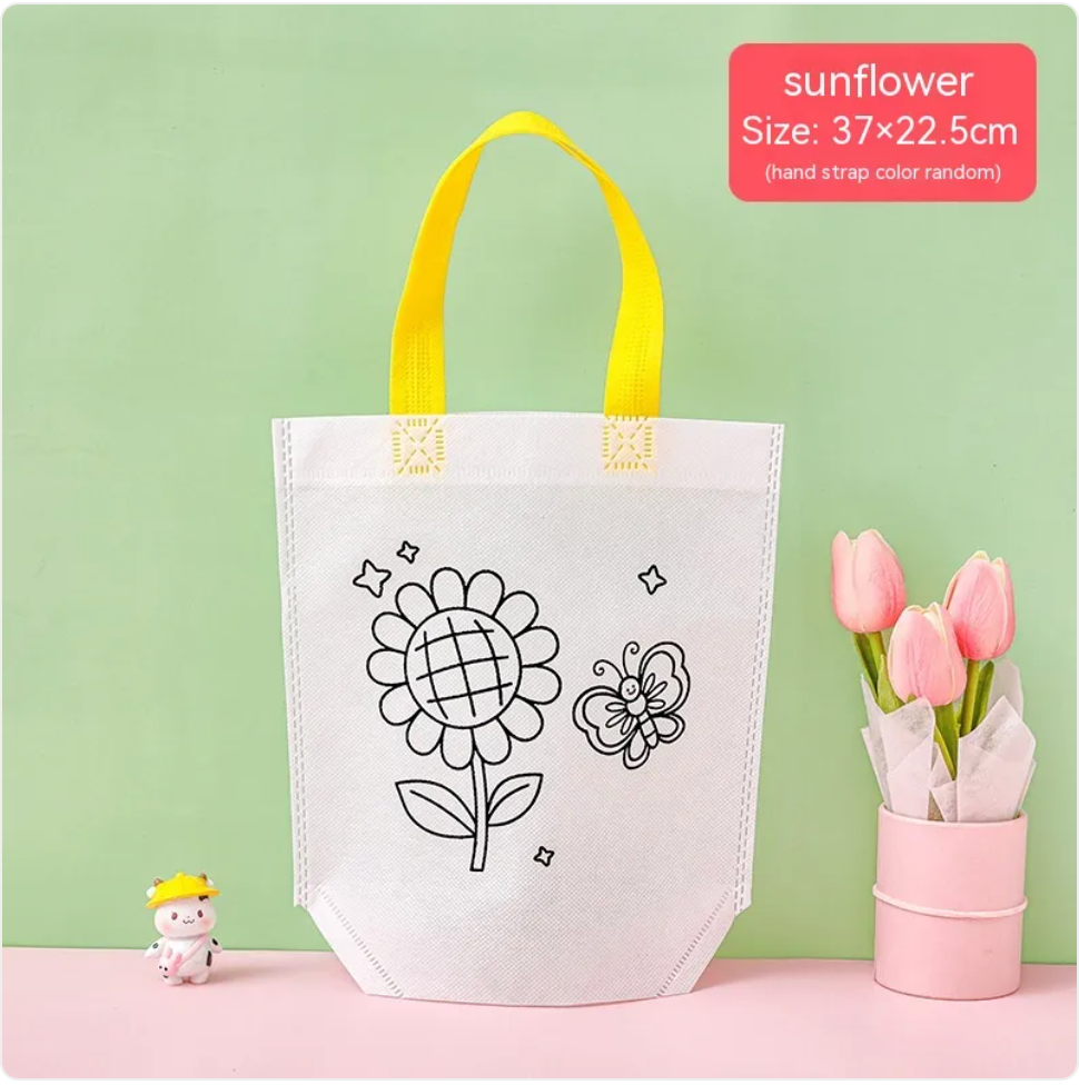 Children's DIY Cartoon Painting Bag