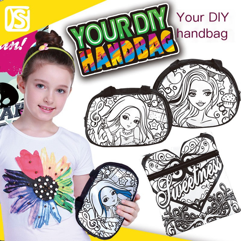 DIY Fun Children's Doodle Backpack for Wholesale Gifts