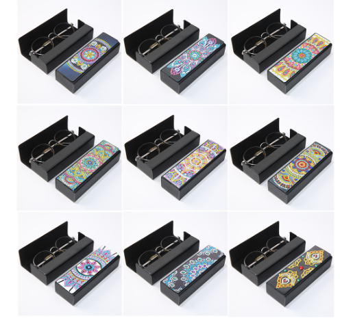 5D DIY Diamond Painting Sunglasses Storage Box