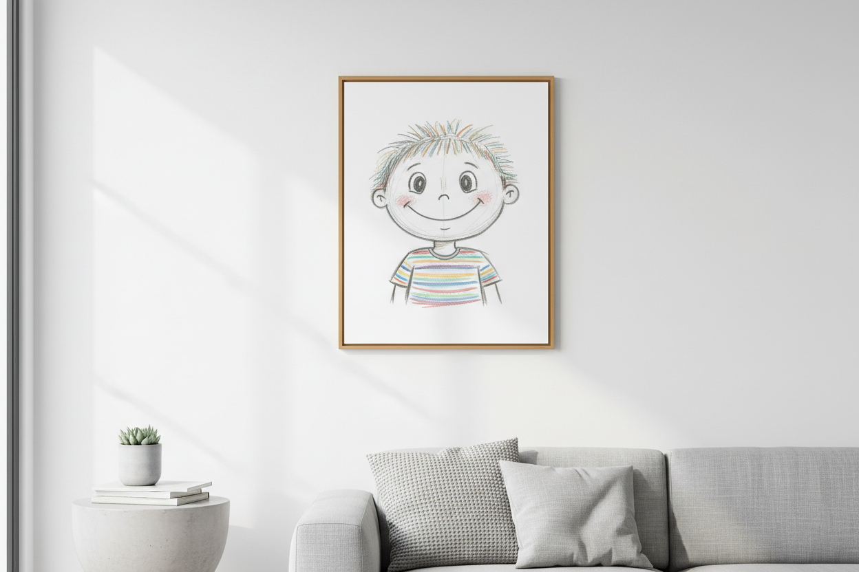 Custom Sketch Canvas Print