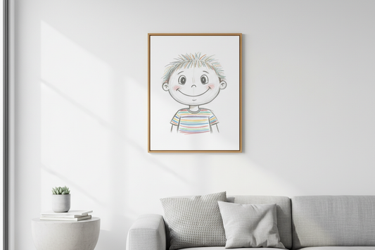 Custom Sketch Canvas Print