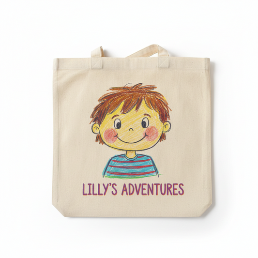 Custom Sketch Tote Bag