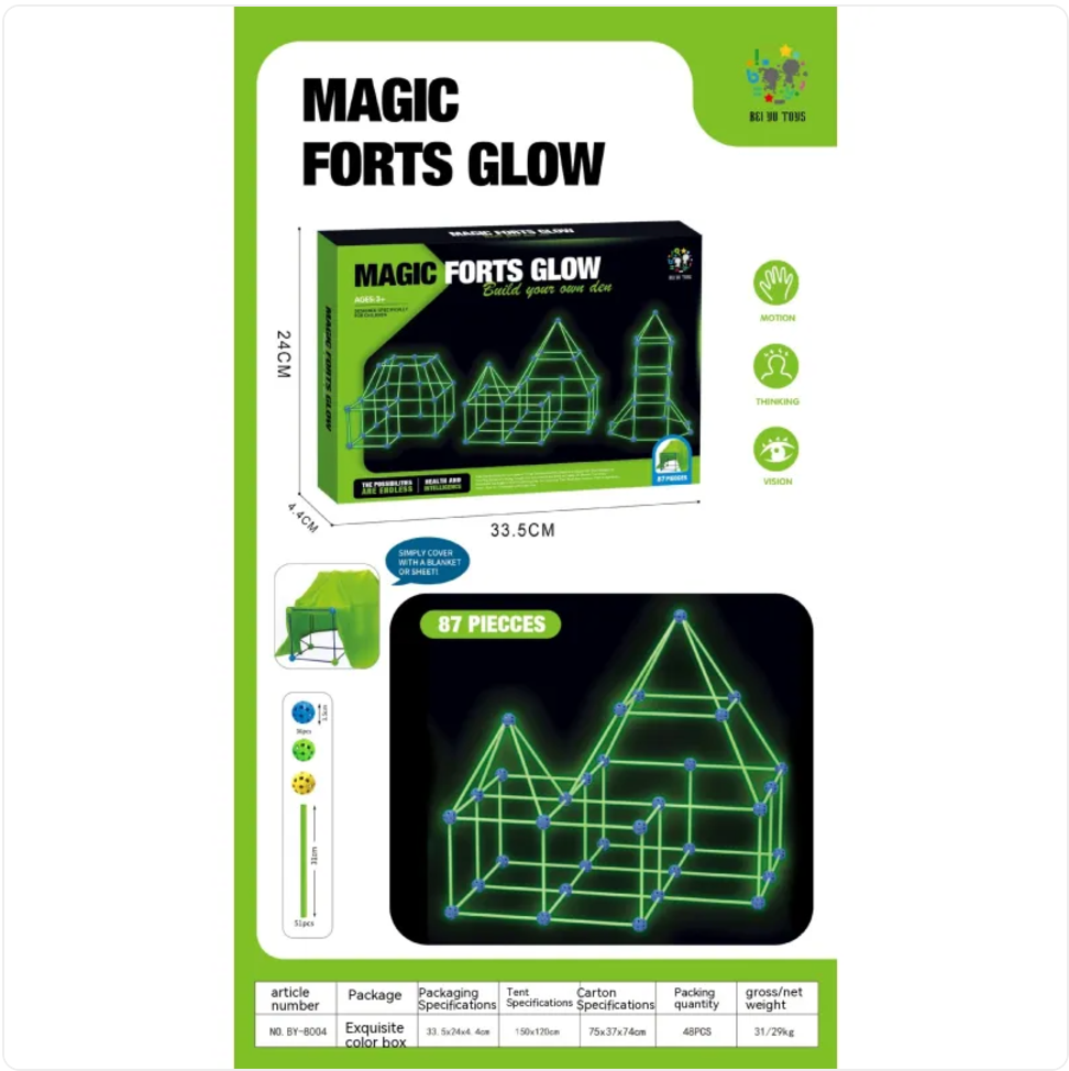 Sketch 3D Building Kit – DIY 3D Construction Set for Tents, Castles, and Playhouses