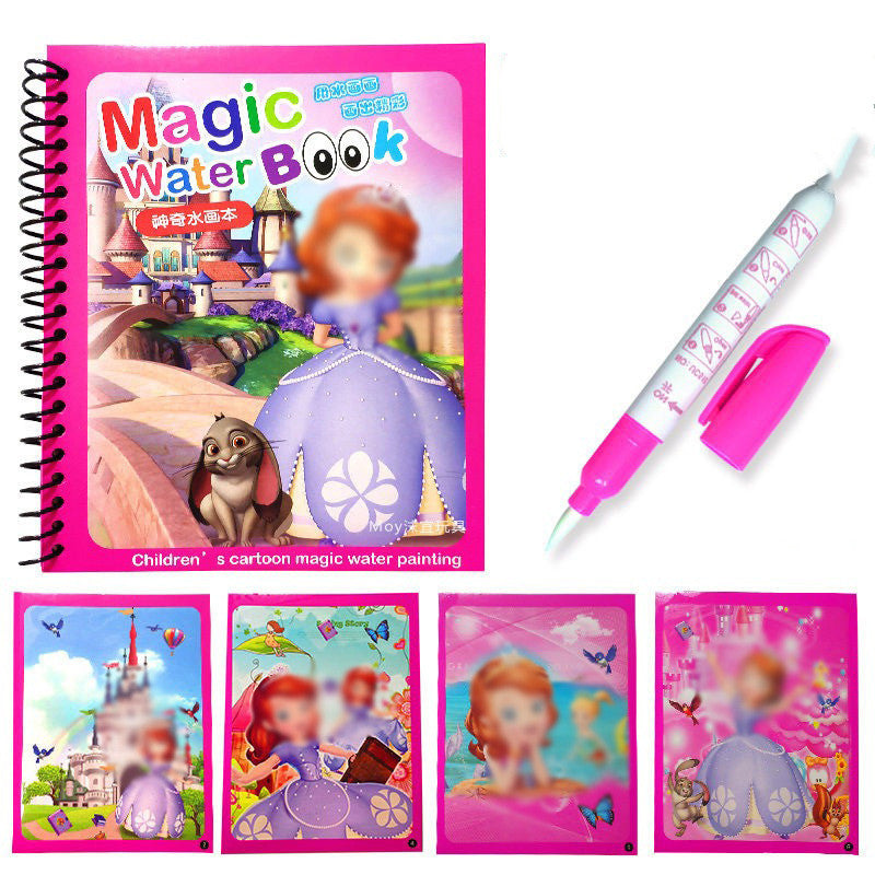 Creative Magic Water Drawing Book for Kids (Reusable)
