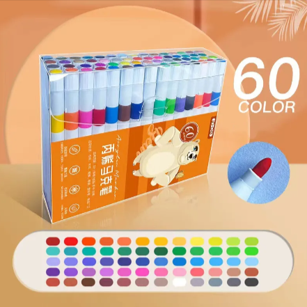 Kids’ Doodle Acrylic Markers – Waterproof & Quick-Drying By kiddiesketch