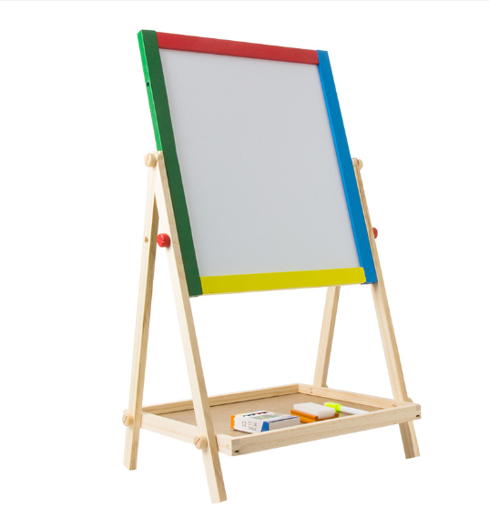 Kids' Double-Sided Adjustable Magnetic Art Easel