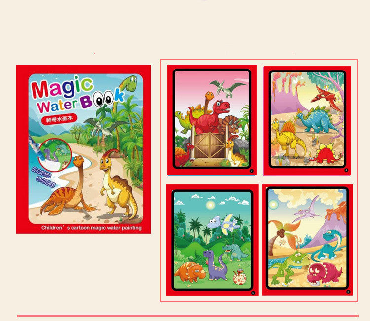 Creative Magic Water Drawing Book for Kids (Reusable)