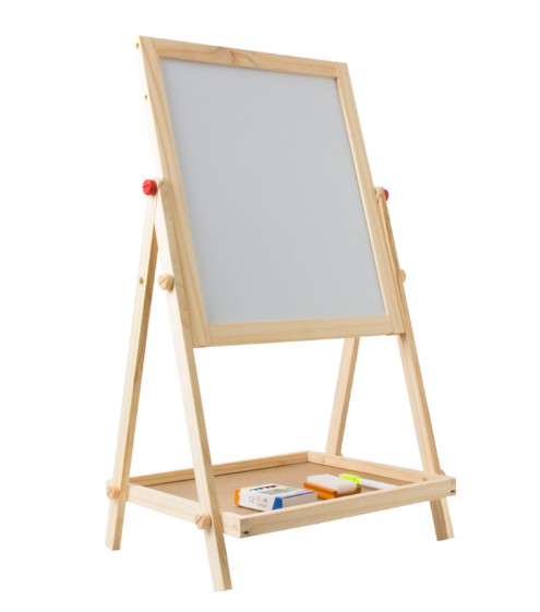 Kids' Double-Sided Adjustable Magnetic Art Easel