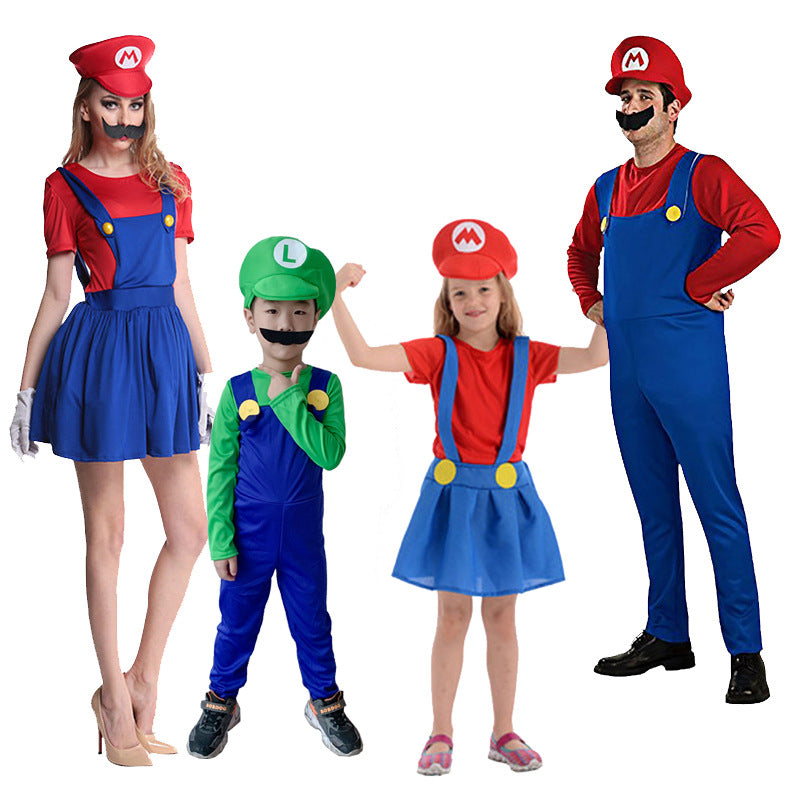 Family's Mario Costume Dress - Cosplay and Halloween