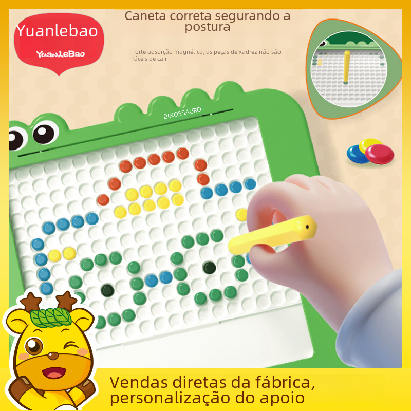 Magnetic Dinosaur Drawing Board for Kids' Imagination
