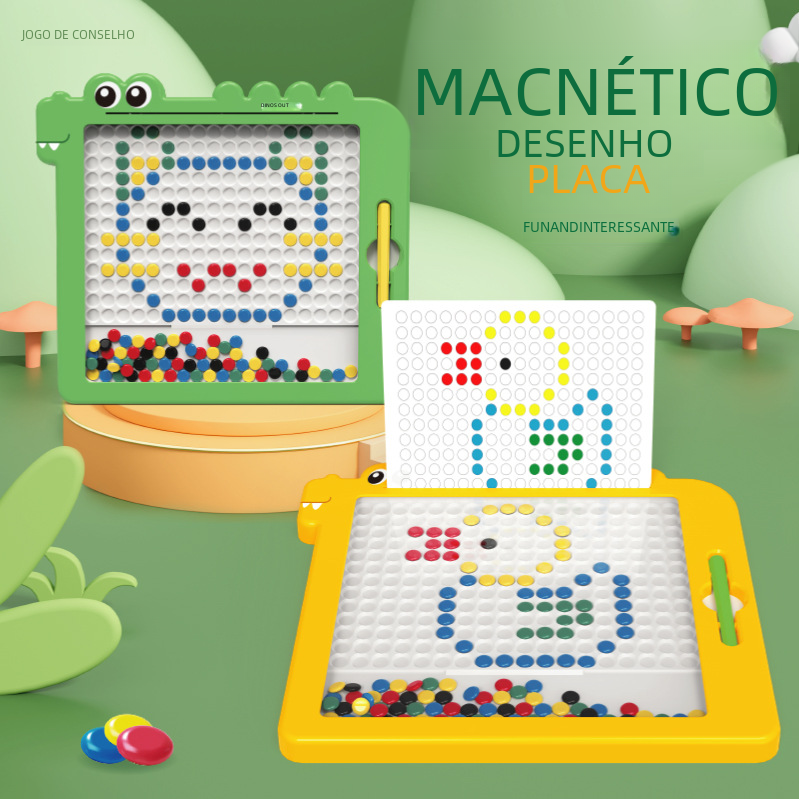 Magnetic Dinosaur Drawing Board for Kids' Imagination