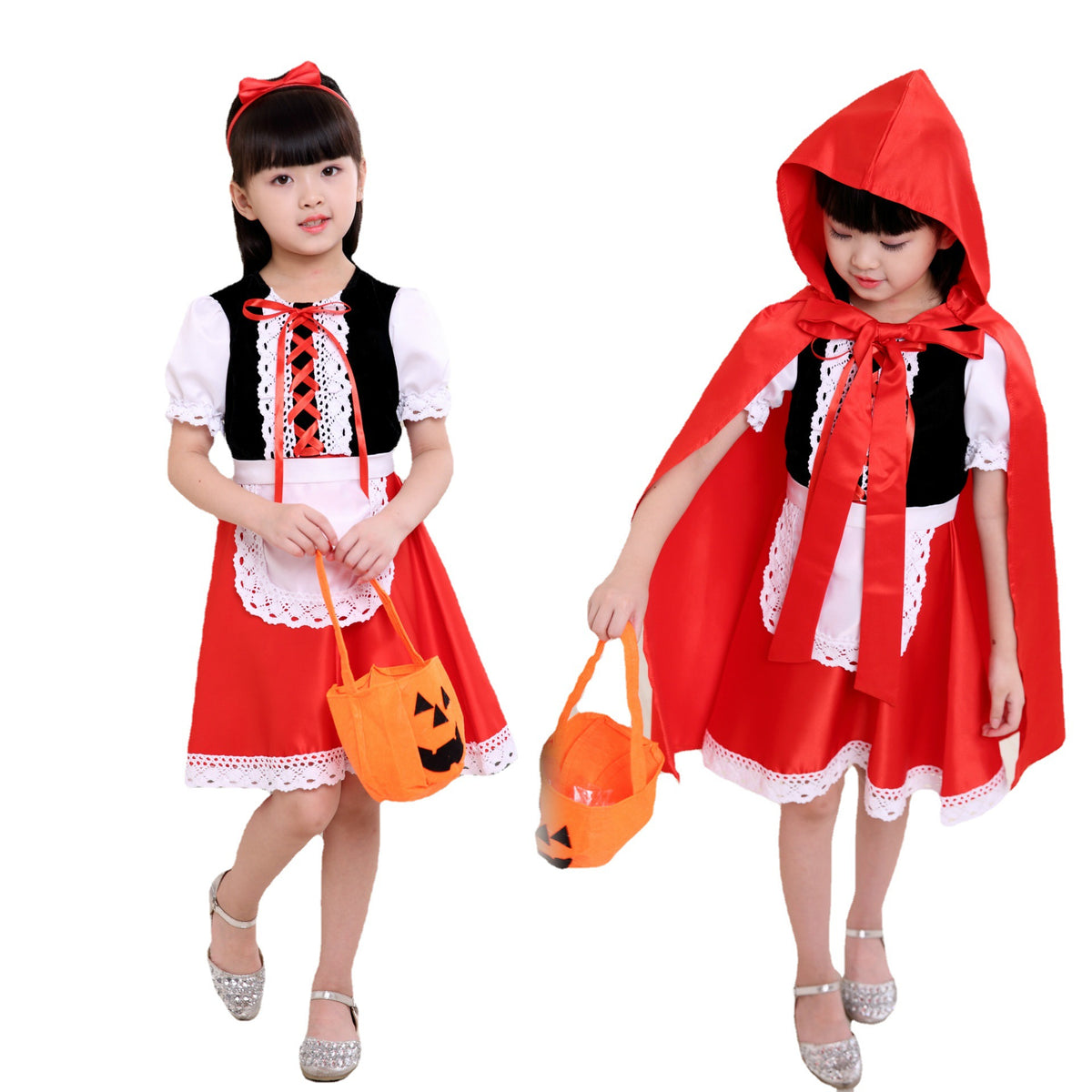 Halloween Red Riding Hood Costume for Kids