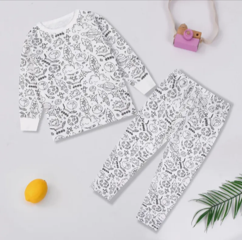 DIY Graffiti Coloring Suit for Kids