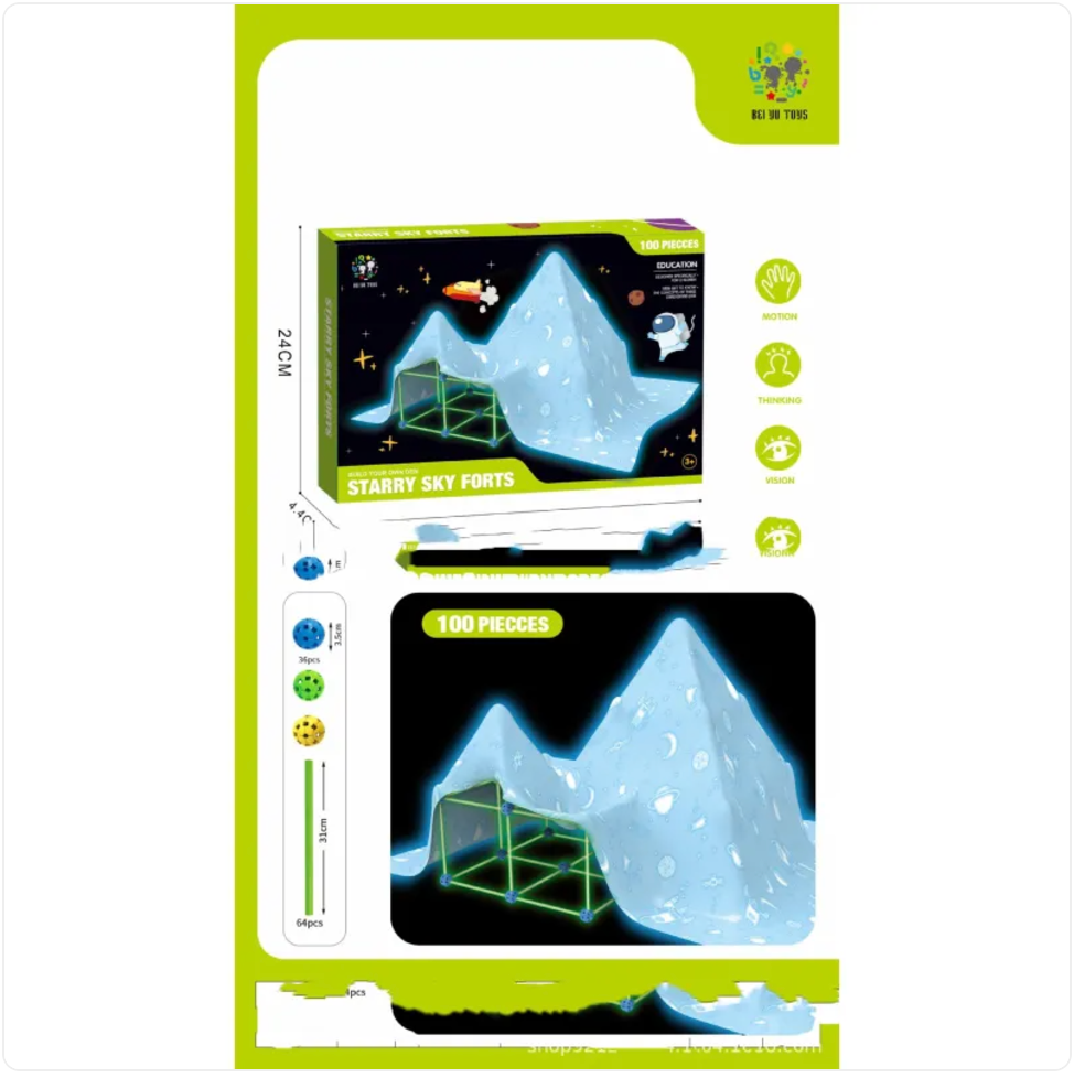 Sketch 3D Building Kit – DIY 3D Construction Set for Tents, Castles, and Playhouses